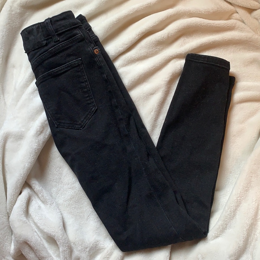 Black high waisted ZARA Jeans